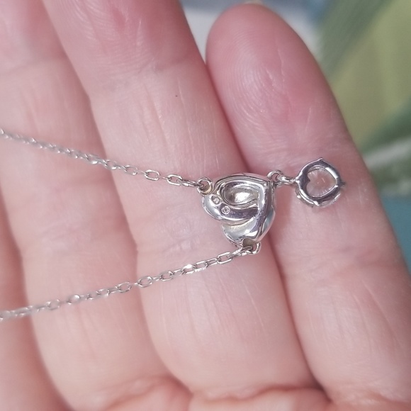 Authentic Swarovski Heart Drop Necklace EUC - Picture 5 of 14